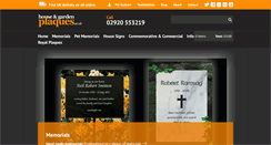 Desktop Screenshot of houseandgardenplaques.co.uk